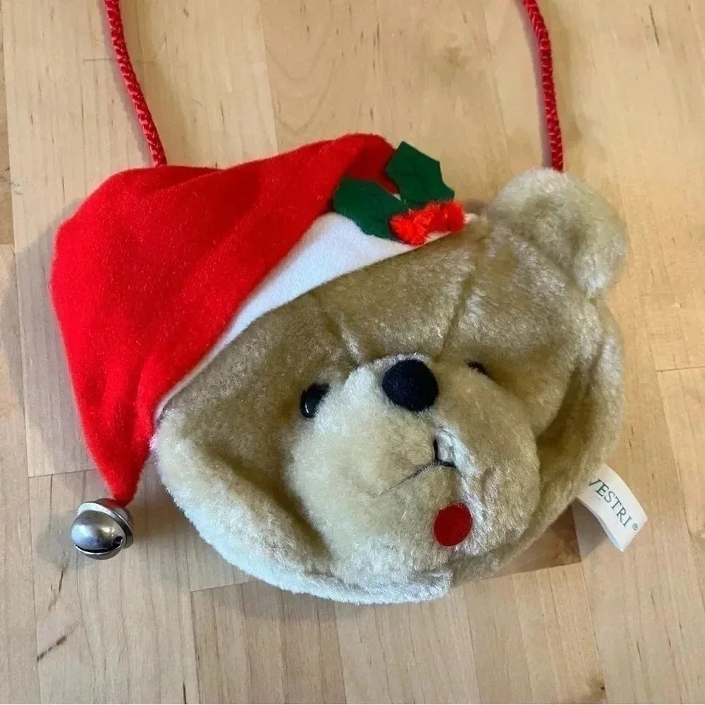 Silvestri Plush Stuffed Bear Purse Vintage